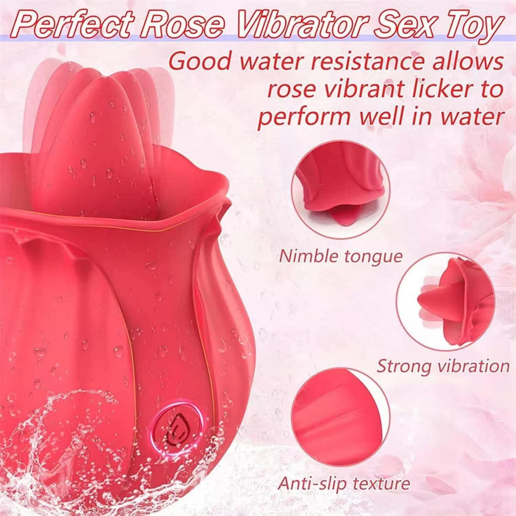 Licking Rose