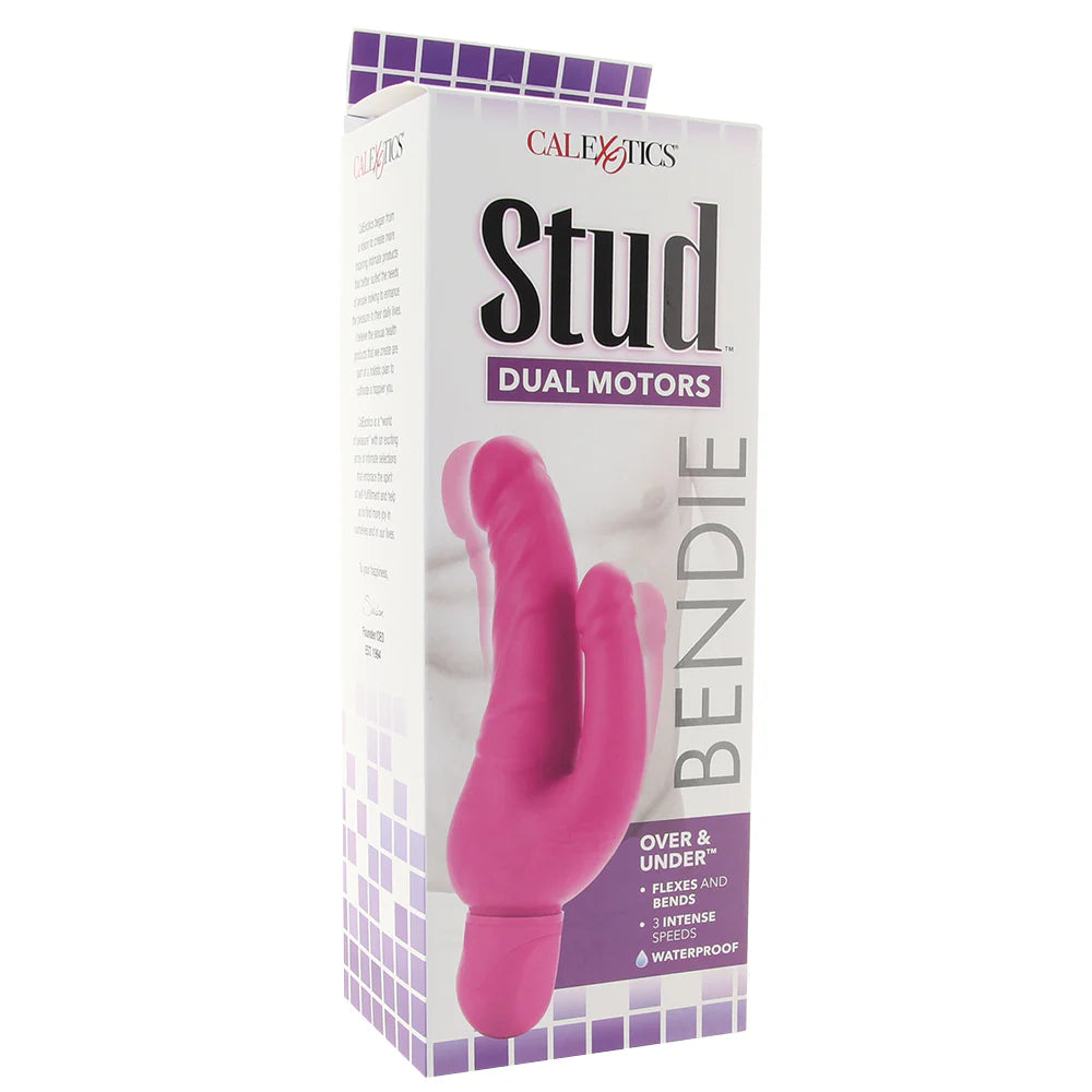 Stud Bendie Over and Under Dual Motor Vibrator