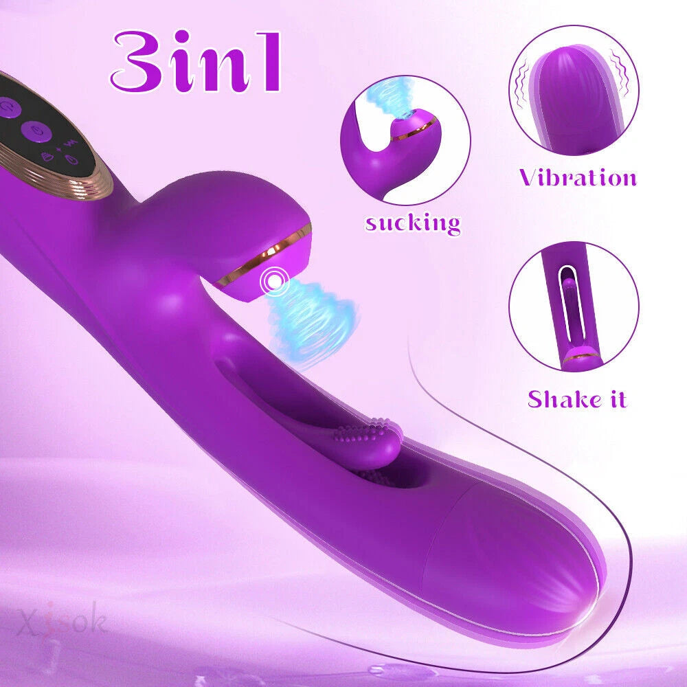 Shegasm flicking suction vibe