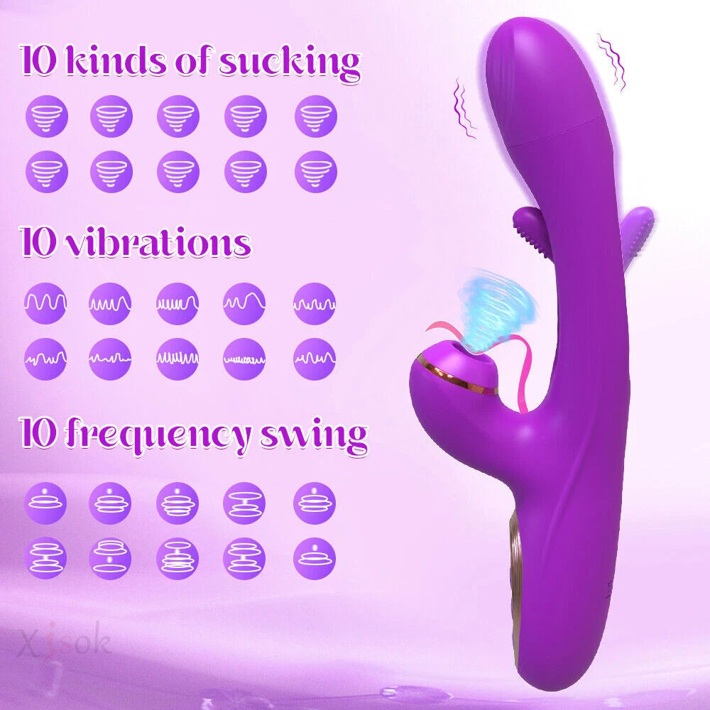 Shegasm flicking suction vibe