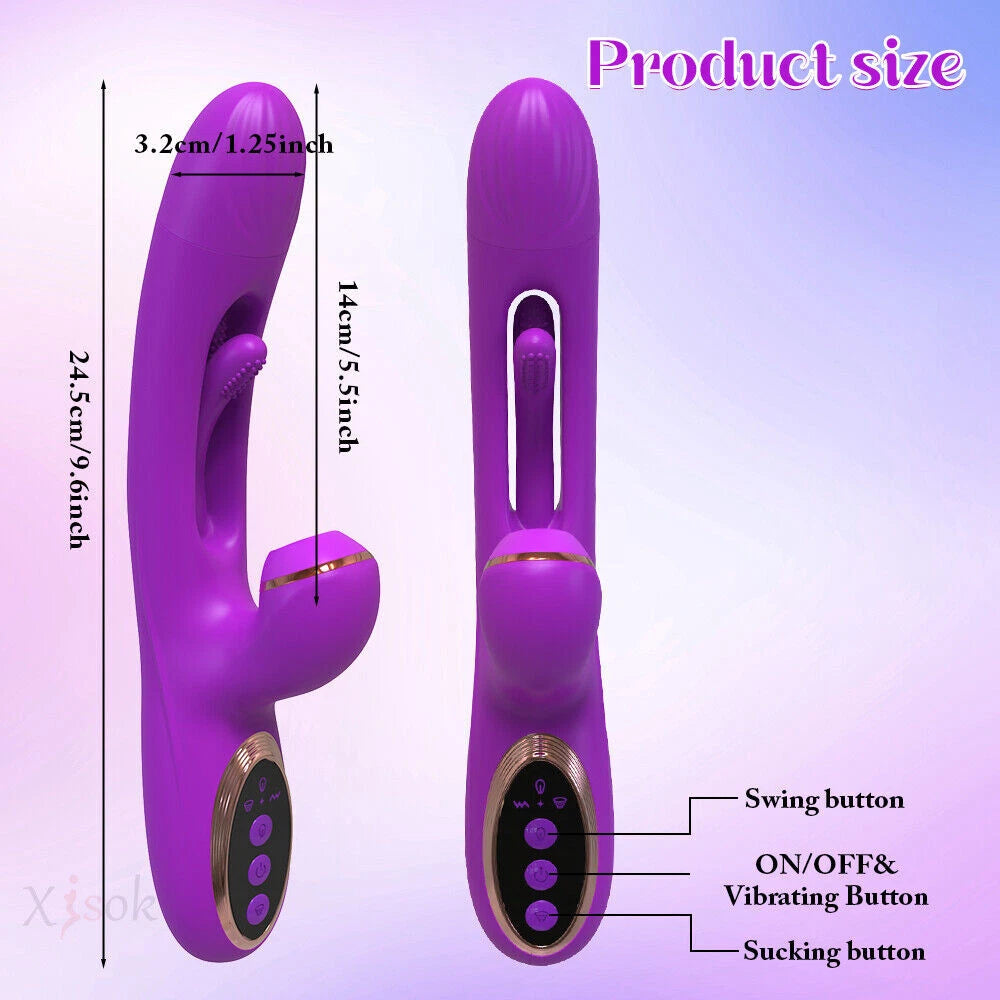 Shegasm flicking suction vibe