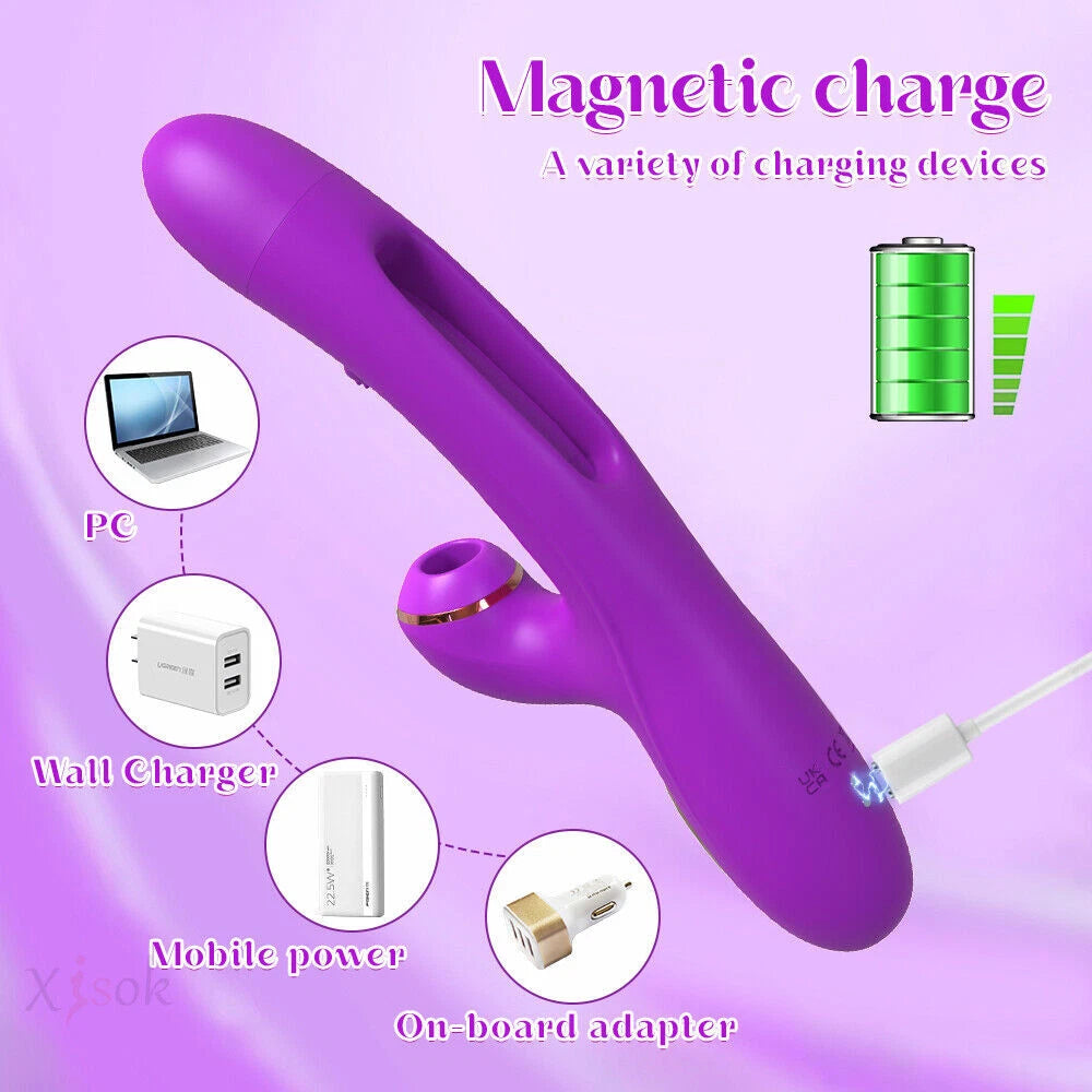 Shegasm flicking suction vibe