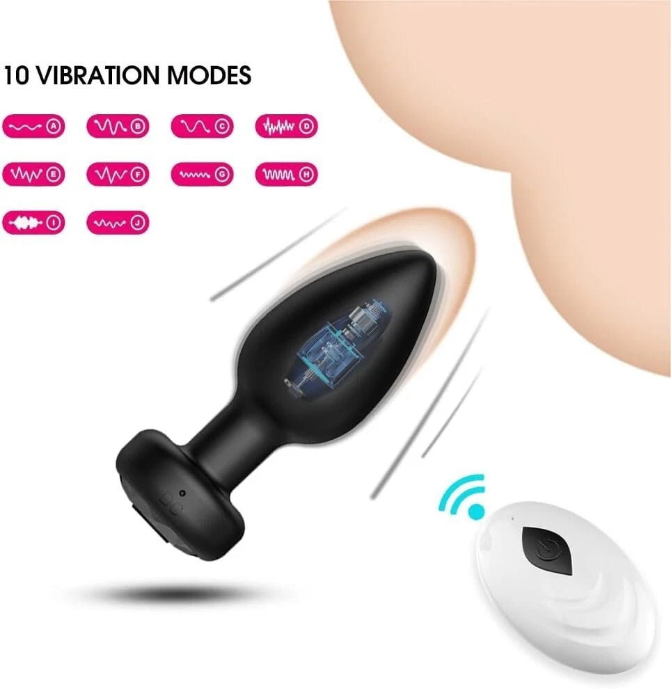Trusting vibrating anal plug