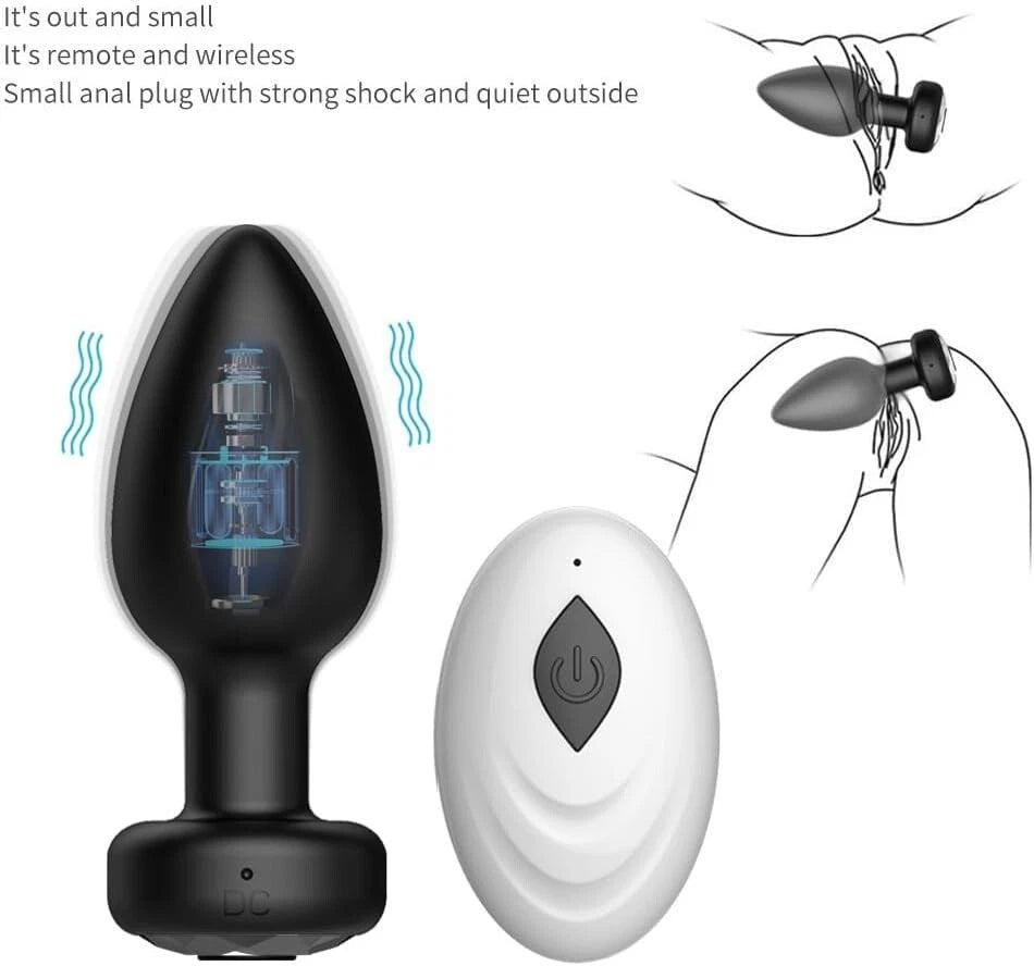 Trusting vibrating anal plug
