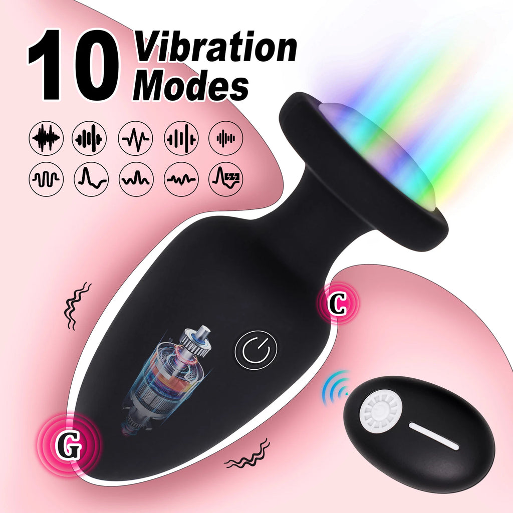 Led anal plug