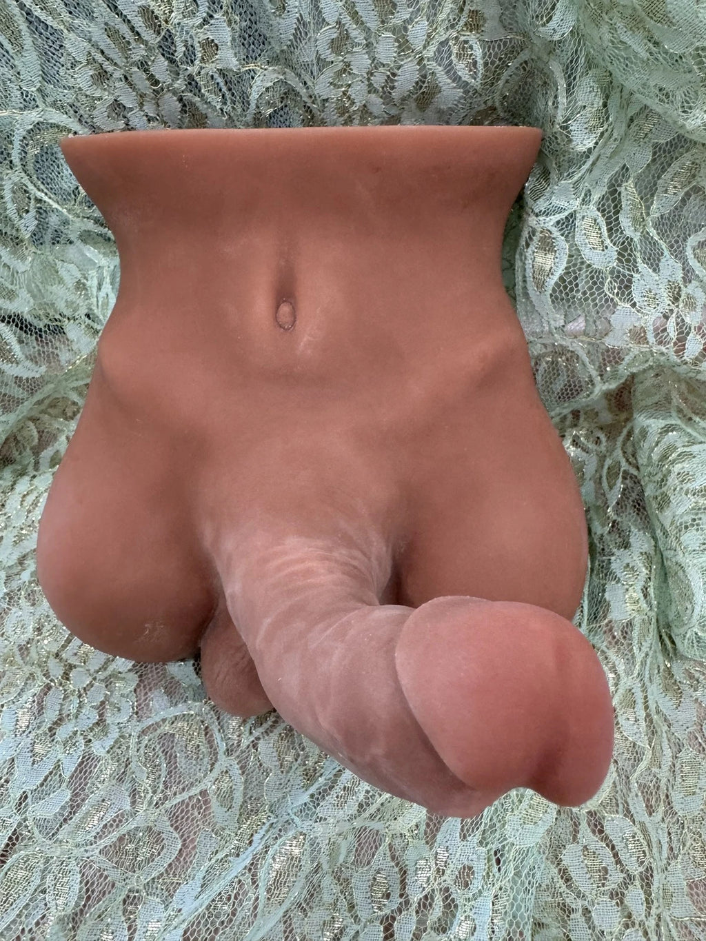 Allen-7.9Lb Realistic Sex Torso With 7″ Dildo